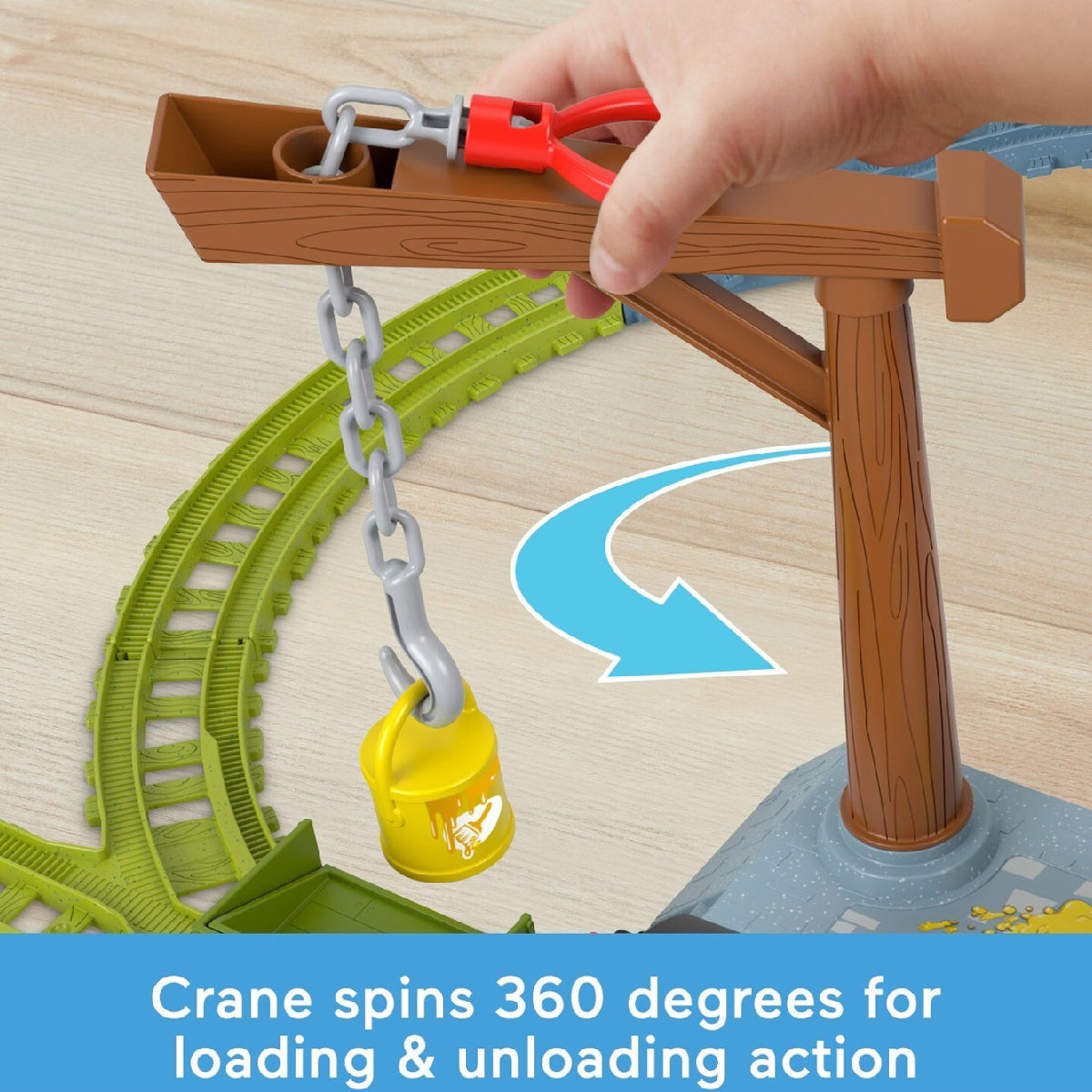 Mô Hình Vận Chuyển Sắc Màu Và Cần Cẩu Linh Hoạt THOMAS FRIEND HTN34