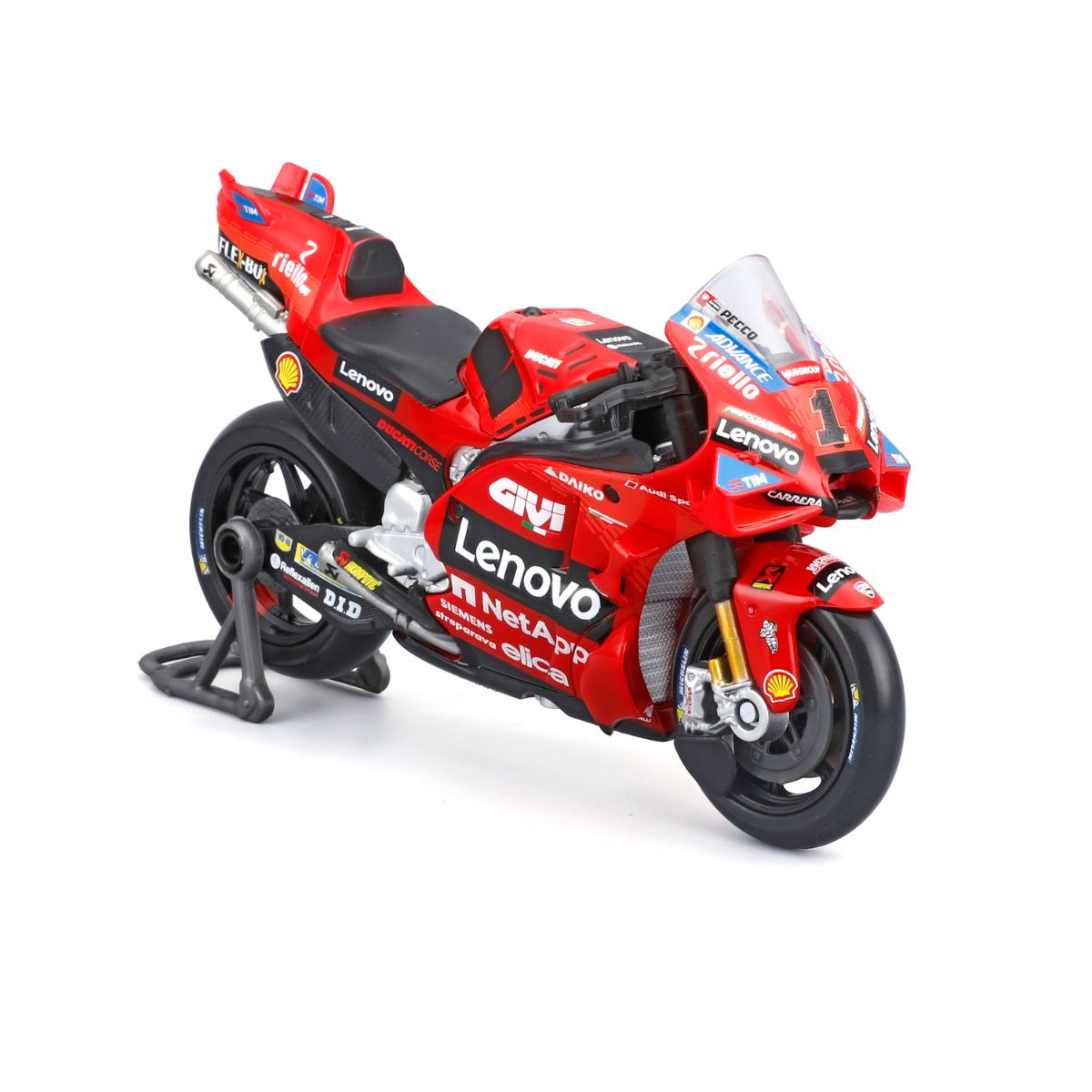 Đồ Chơi Xe Mô Hình Mô Tô Tỉ Lệ 1:18 GP Racing - Ducati Lenovo Team 2024 MAISTO 36398