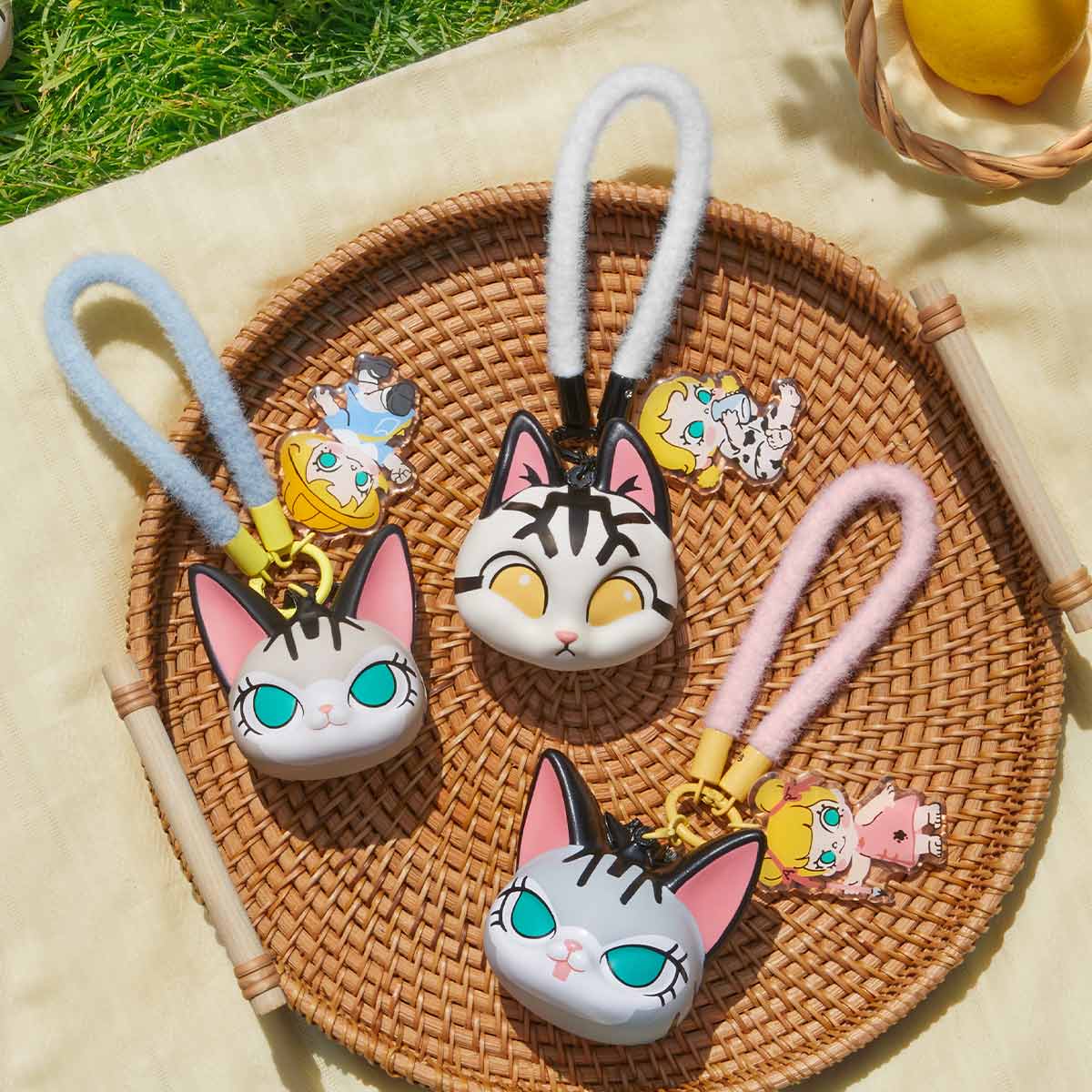 Móc Khóa Baby Molly & Baby Tabby Series-Squishy Charm POP MART 6931571099732
