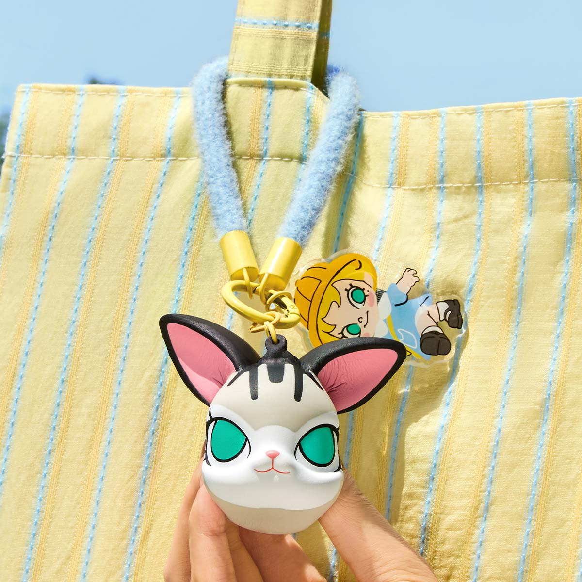Móc Khóa Baby Molly & Baby Tabby Series-Squishy Charm POP MART 6931571099732