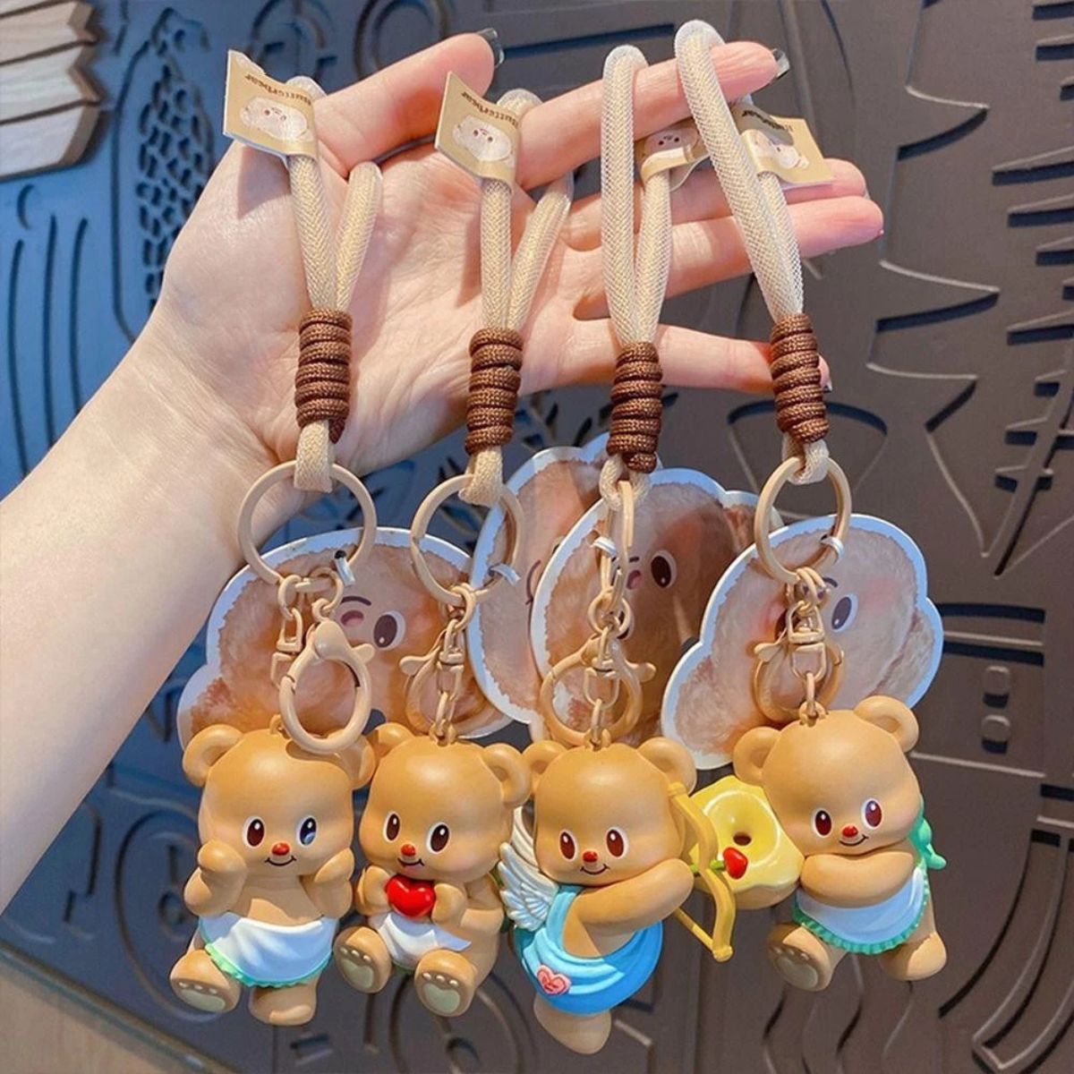 Móc Khóa Butter Bear Thần Cupid OTHER GIRL BRANDS YZ0675-02