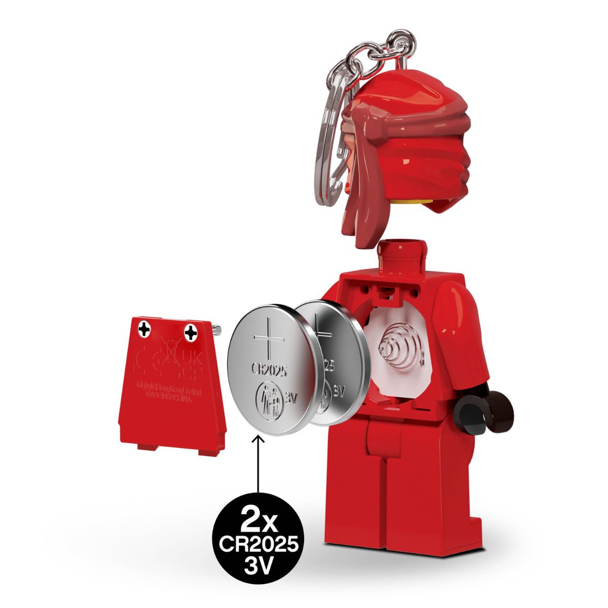 Móc Khóa Có Đèn LEGO® Ninjago™ - Kai LEGO LICENSED KE149H