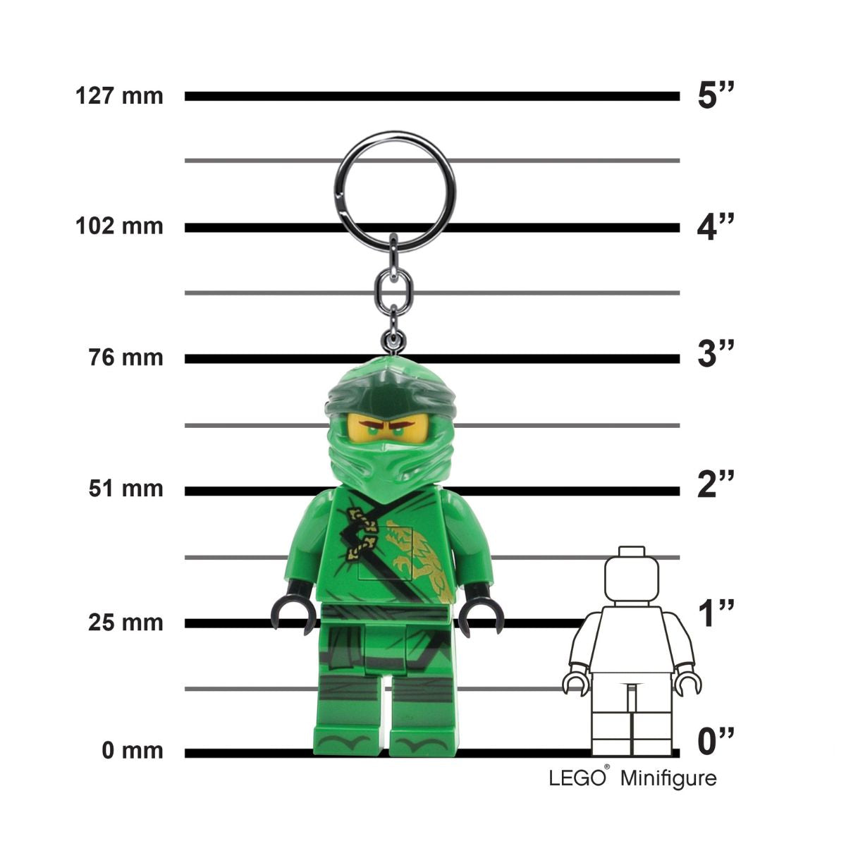 Móc Khóa Có Đèn LEGO® Ninjago™ - Lloyd LEGO LICENSED KE150H