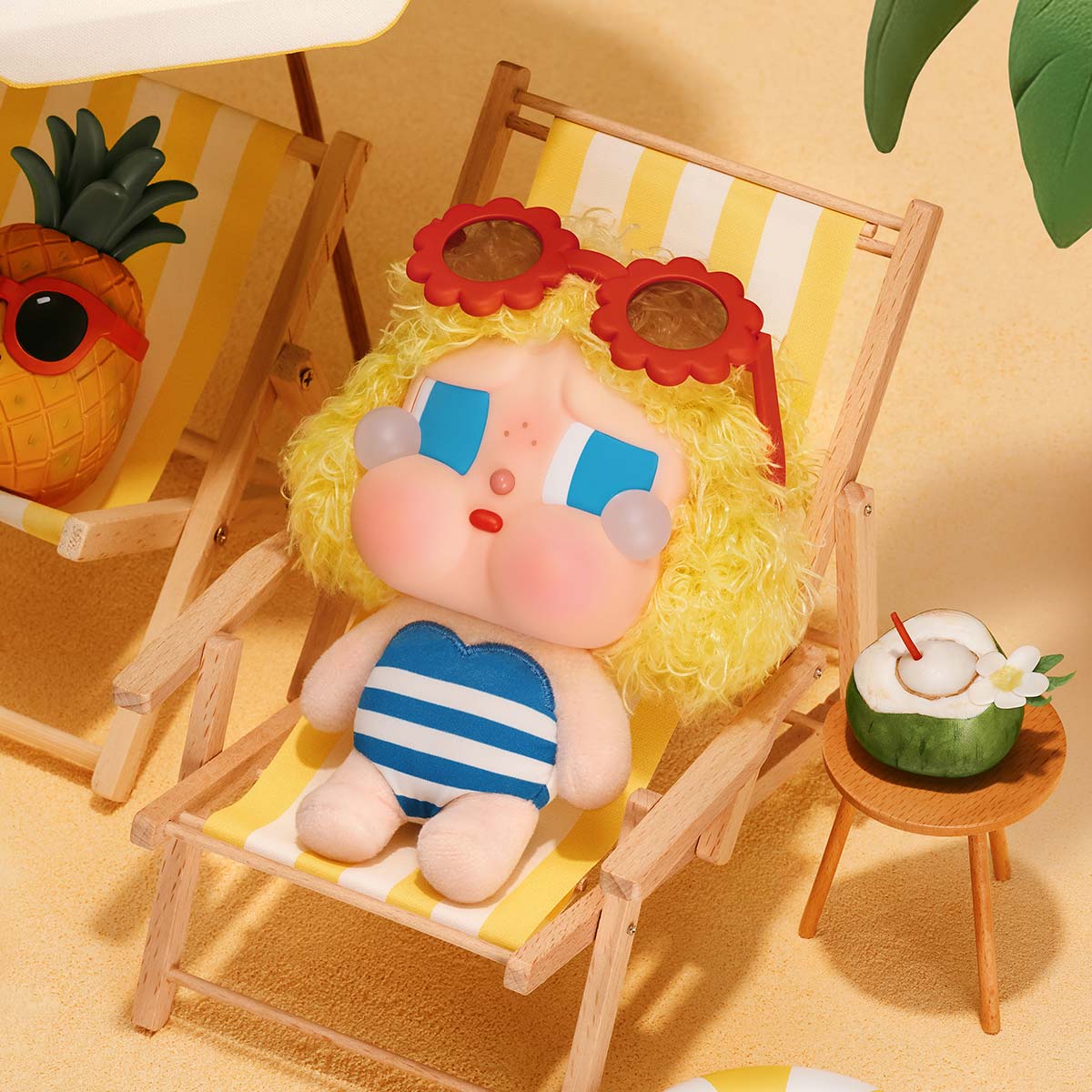 Đồ Chơi Móc Khóa Crybaby Vacation Mode On Series POP MART 6941313029057