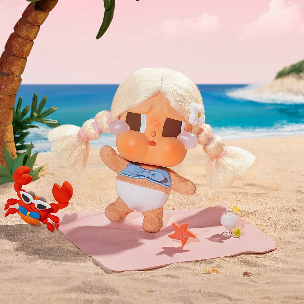 Đồ Chơi Móc Khóa Crybaby Vacation Mode On Series POP MART 6941313029057