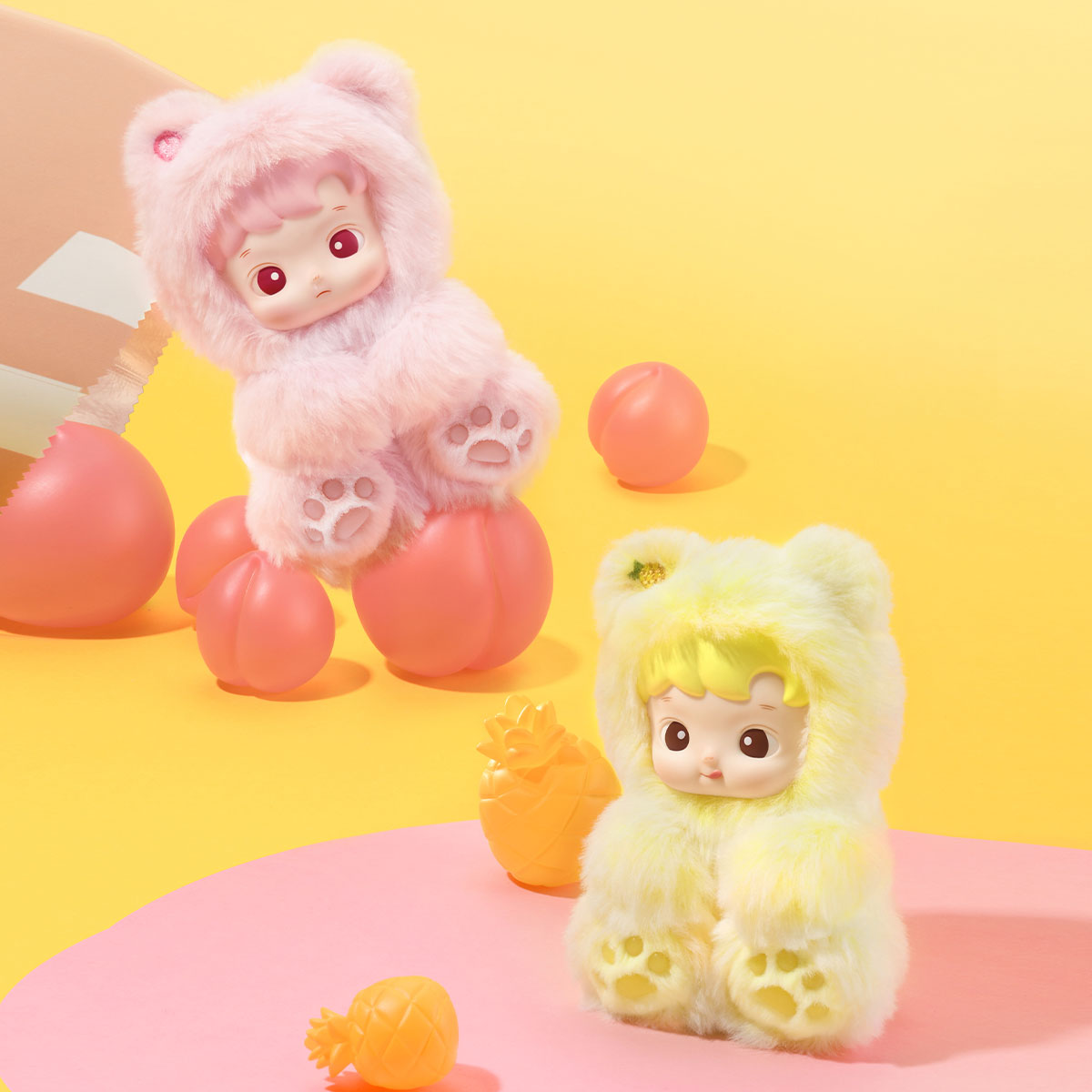 Móc Khóa Hacipupu Gummy Bear Series-Vinyl Plush Pendant POP MART 6931571074746