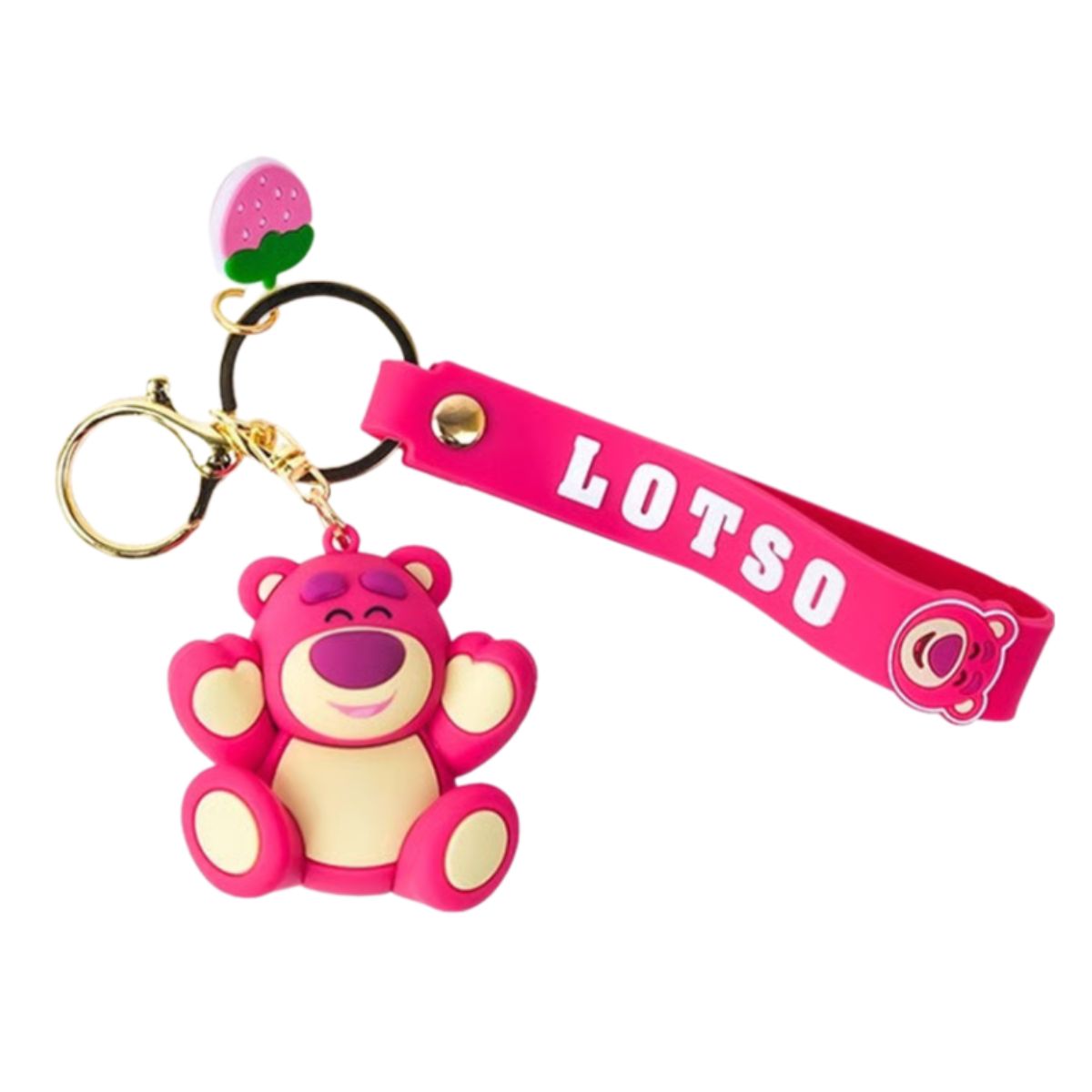 Móc Khóa Hình Gấu Dâu Lotso Dang Tay OTHER GIRL BRANDS STC119022/B