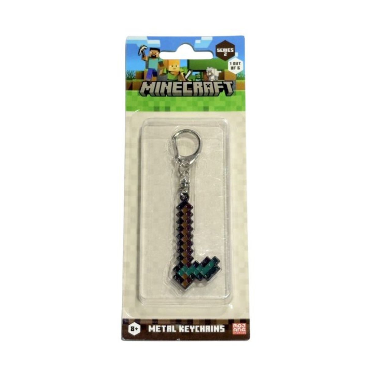 Móc Khóa Minecraft Bằng Kim Loại Series 2 Mẫu 2 MINECRAFT PMI HOE/MC6210