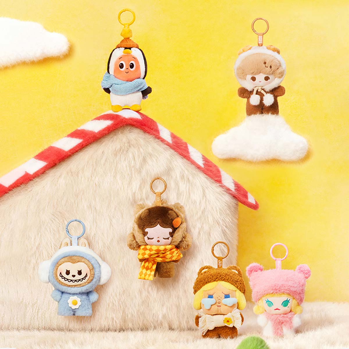 Móc Khóa Pop Bean Fluffy & Cozy Series POP MART 6941313052543