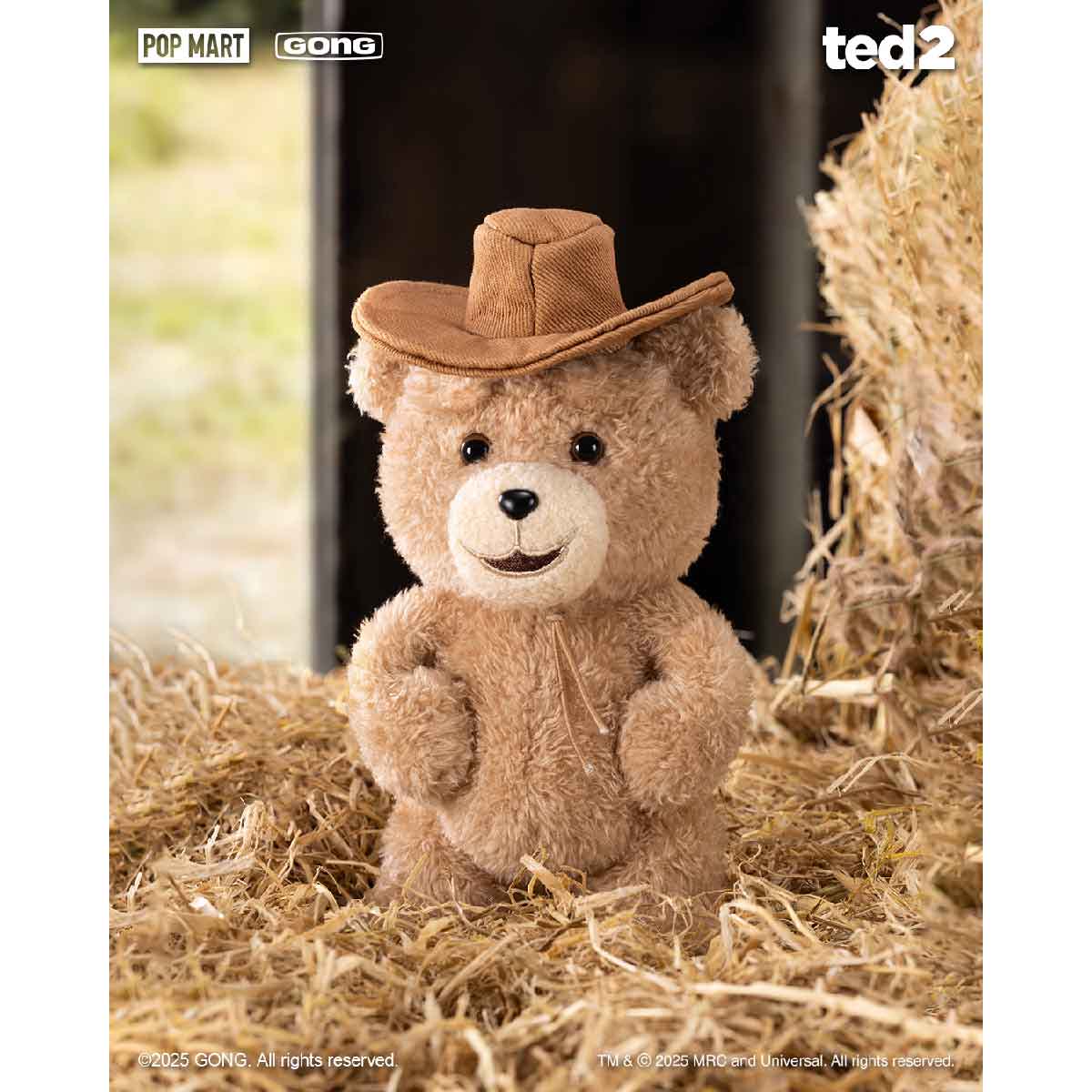Móc Khóa Ted2 Teddy Bear Action Plush Pendant POP MART 6931571044831