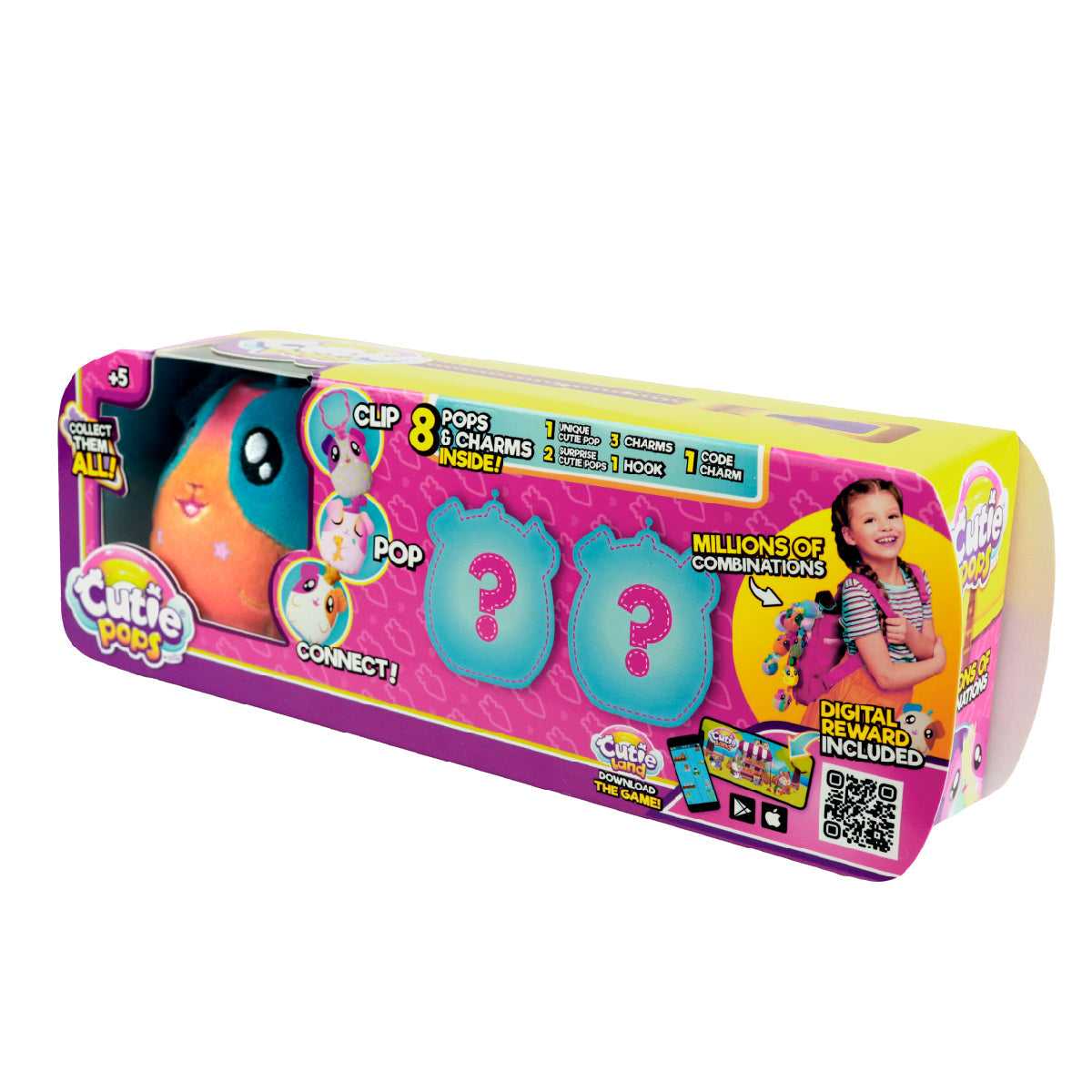 Móc Khóa Thú Bông Cutie Pops_Hộp 3 Thú Bông CUTIE POPS CUT003