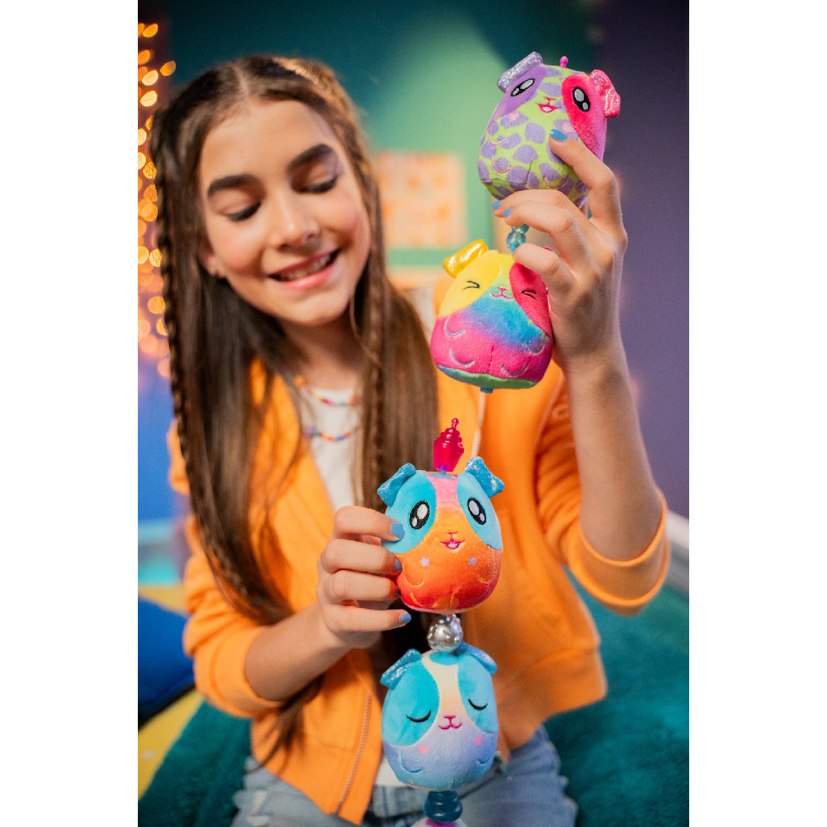 Móc Khóa Thú Bông Cutie Pops_Hộp 5 Thú Bông CUTIE POPS CUT006