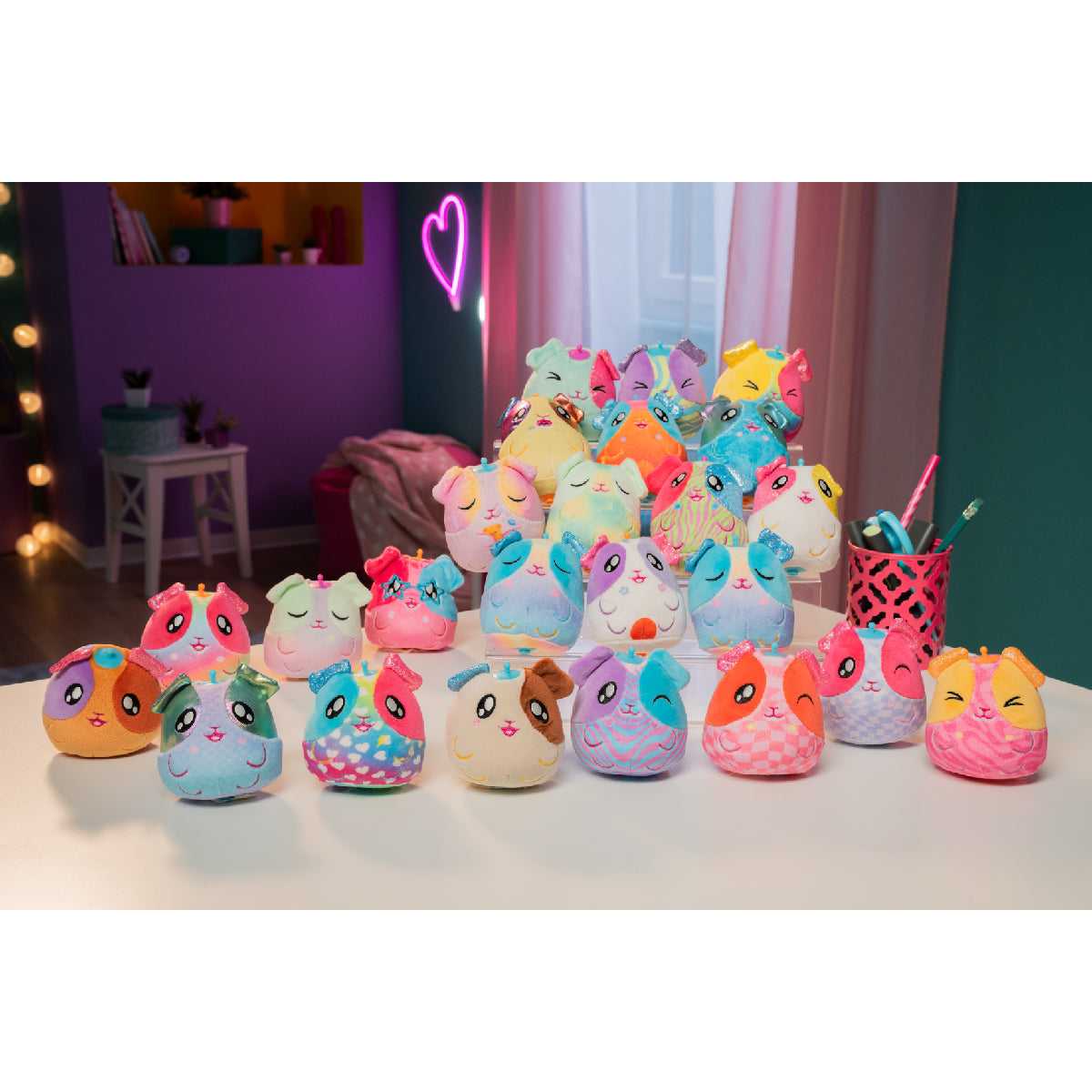 Móc Khóa Thú Bông Cutie Pops_Hộp 5 Thú Bông CUTIE POPS CUT006