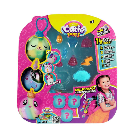 Móc Khóa Thú Bông Cutie Pops_Hộp 5 Thú Bông CUTIE POPS CUT006