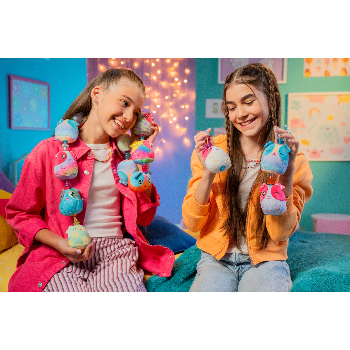 Móc Khóa Thú Bông Cutie Pops_Hộp 5 Thú Bông CUTIE POPS CUT006