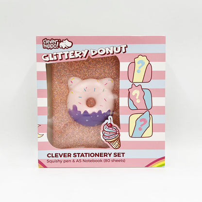 bo-do-dung-van-phong-pham-glittery-donut-hong-clever-hippo-nb1202-pink-01