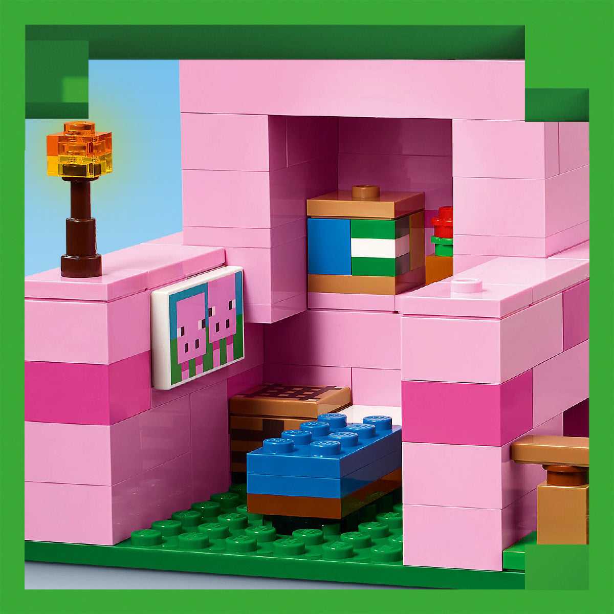 Đồ Chơi Lắp Ráp Ngôi Nhà Của Những Chú Heo Con LEGO MINECRAFT 21268