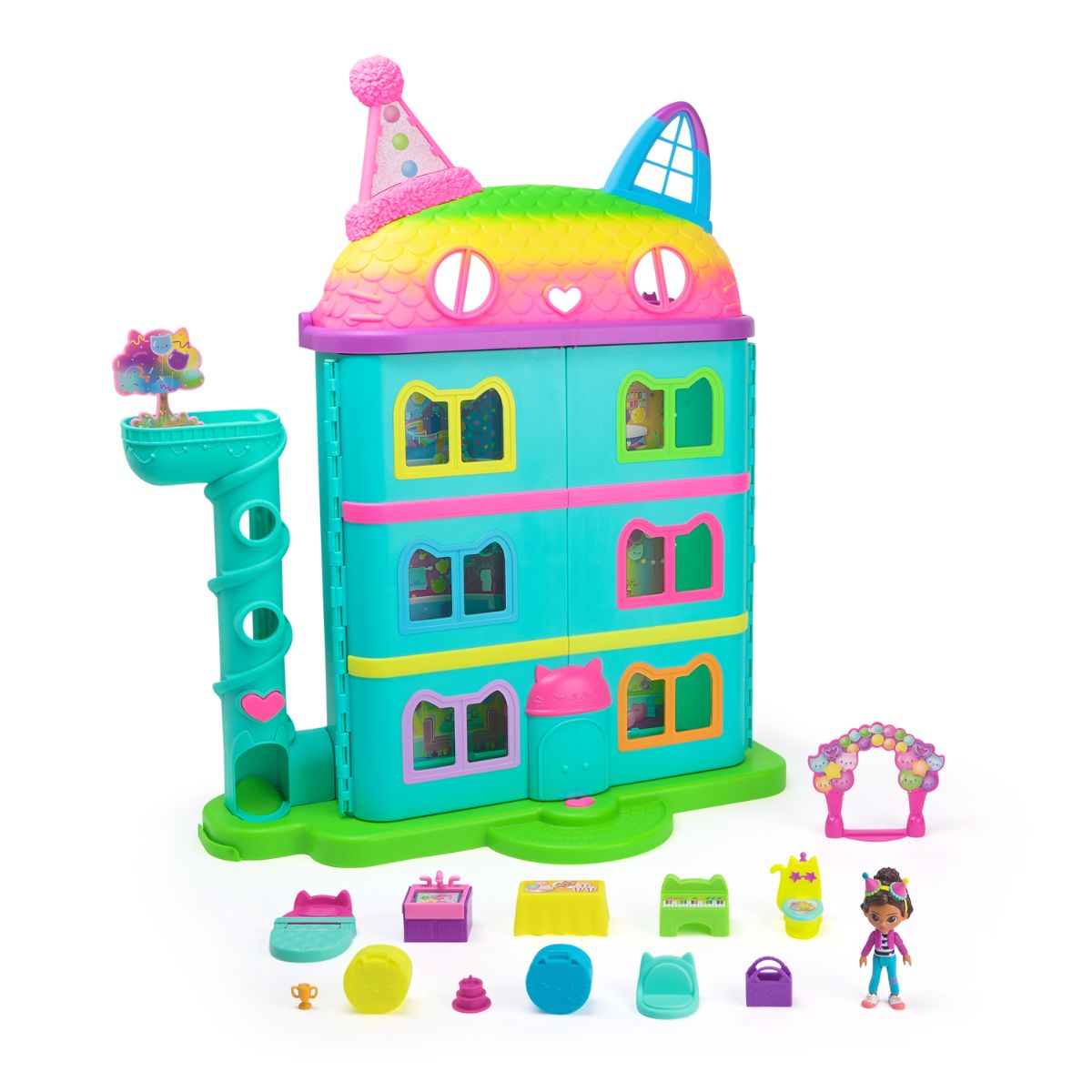 Đồ Chơi Ngôi Nhà Gabby Cầu Vồng Neon GABBY DOLLHOUSE 6070742