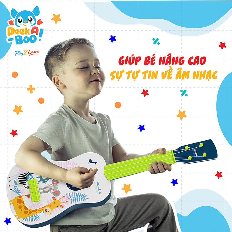 Đồ Chơi Đàn Ukulele PEEK A BOO PAB016