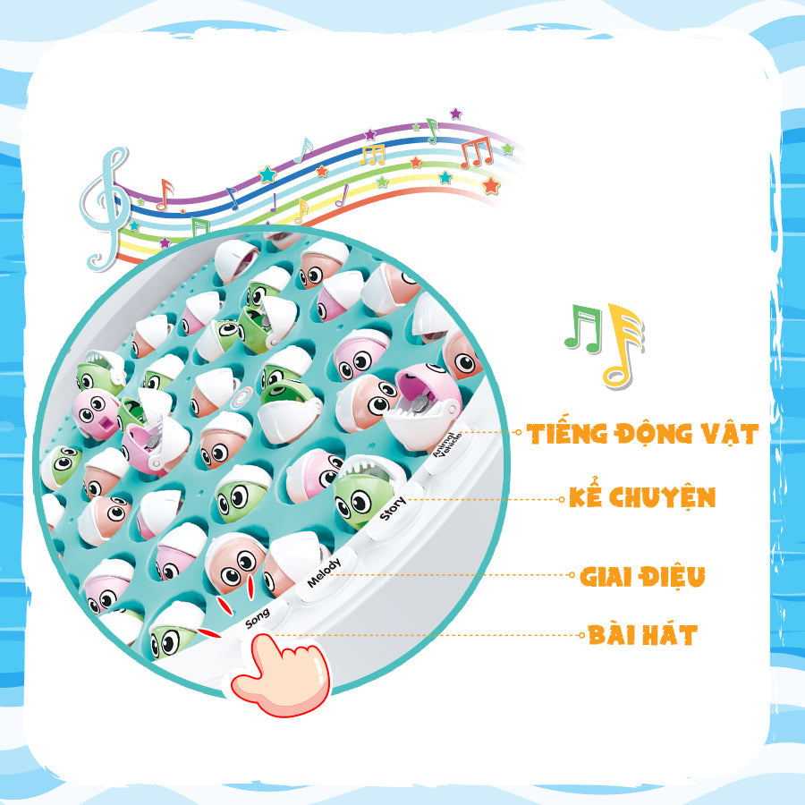 Đồ Chơi Câu Cá - Hà Mã Vui Học PEEK A BOO PAB026