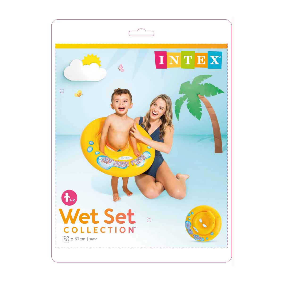 Phao Nổi Em Bé 2 Lớp Đường Kính 67cm INTEX 59574