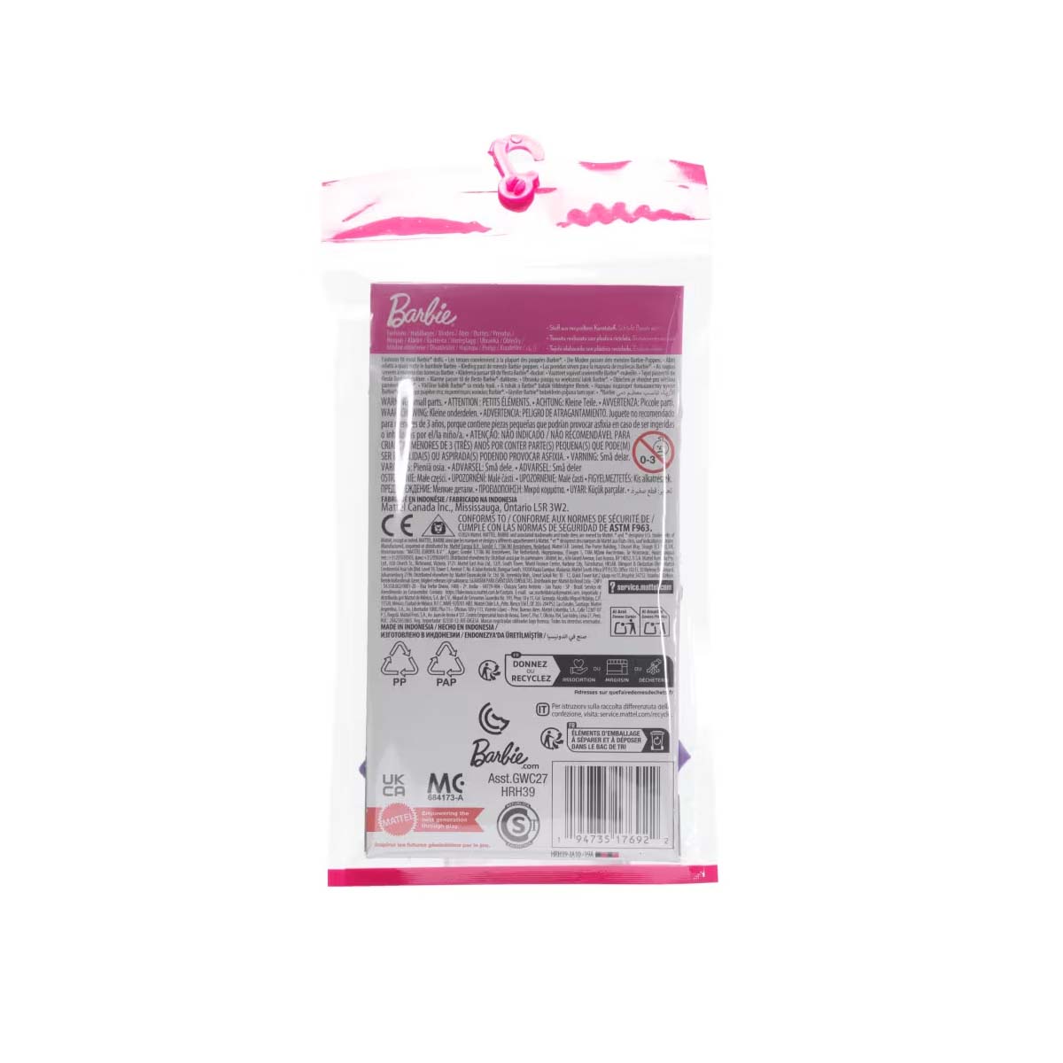 Phụ Kiện Búp Bê Thời Trang Của Barbie - Hoa Nhí Đáng Yêu BARBIE GWD96