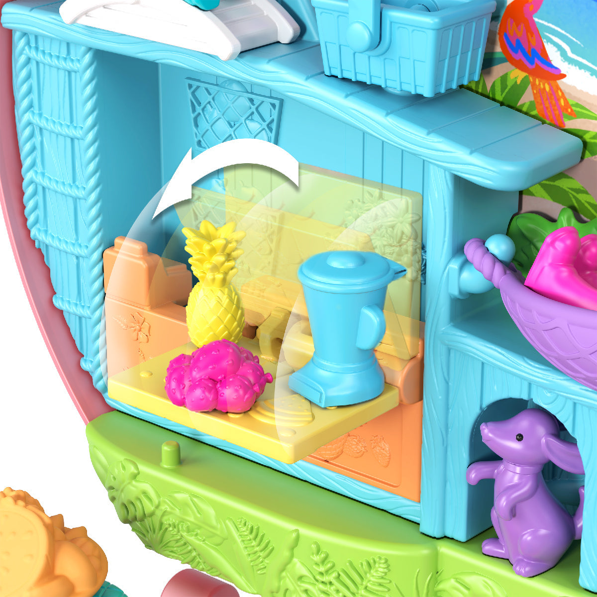 Đồ Chơi Những Người Bạn Cún Con Phiêu Lưu Cùng Xe Máy POLLY POCKET HWN98/FRY35