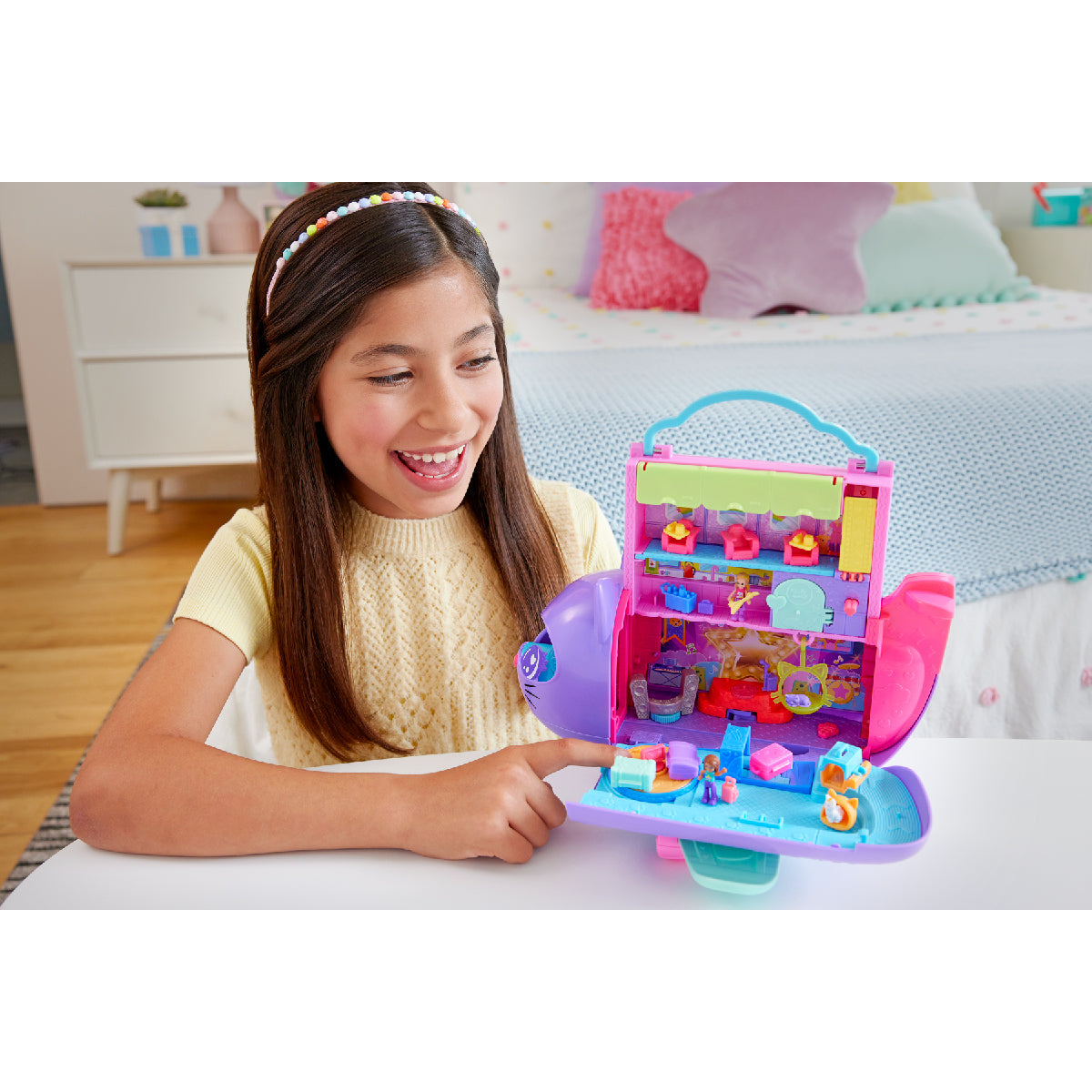 Polly Pocket Và Máy Bay Kitty HWP19