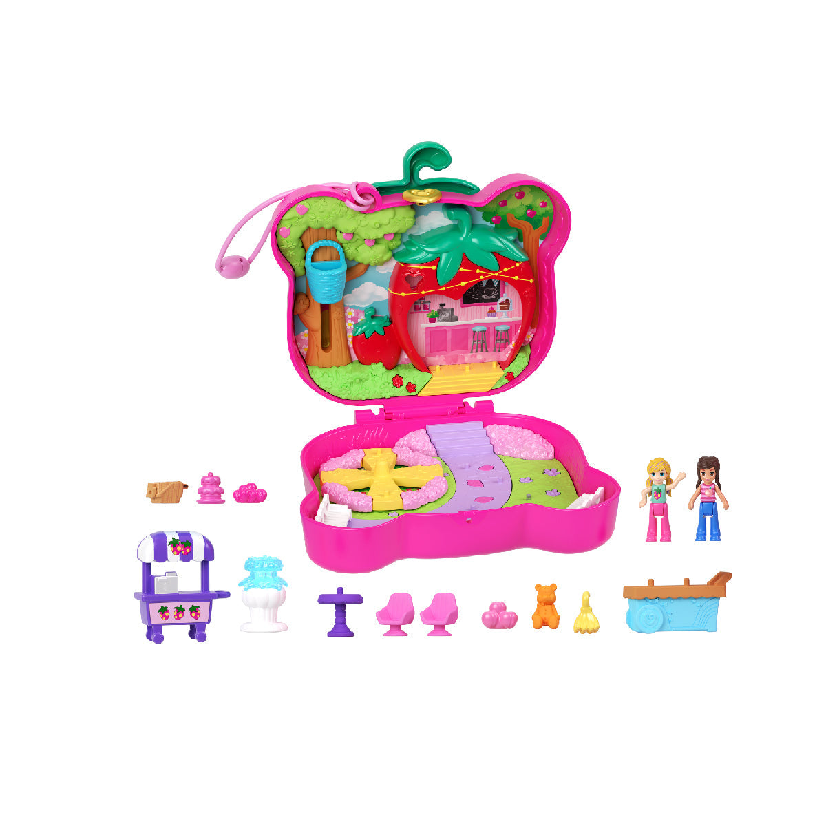 Những Người Bạn Gấu Dâu Hồng Hào Polly Pocket FRY35