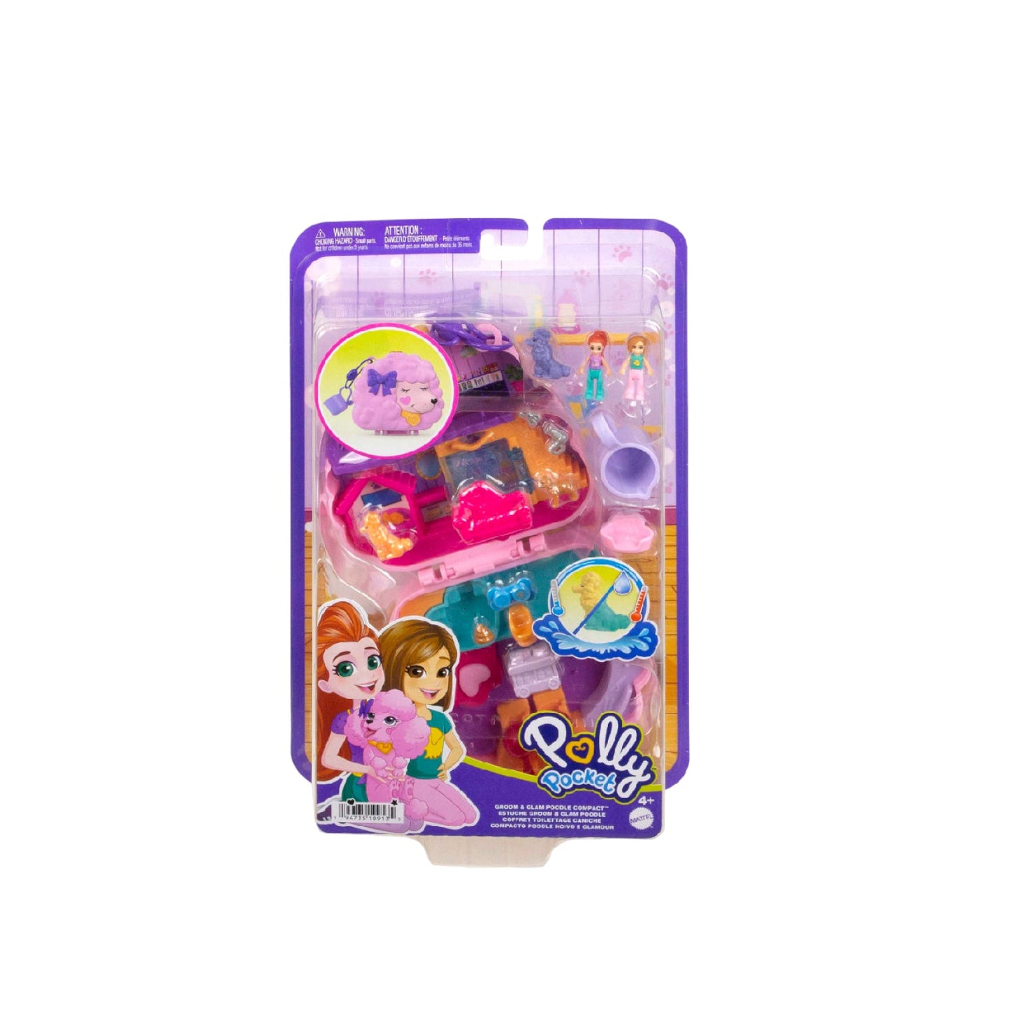 Polly Pocket và Spa thư giãn với cún Poodle POLLY POCKET FRY35
