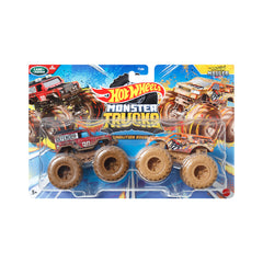 Bộ Đôi Monster Trucks - Siêu Xe Tải Mud Racing Hot Wheels FYJ64