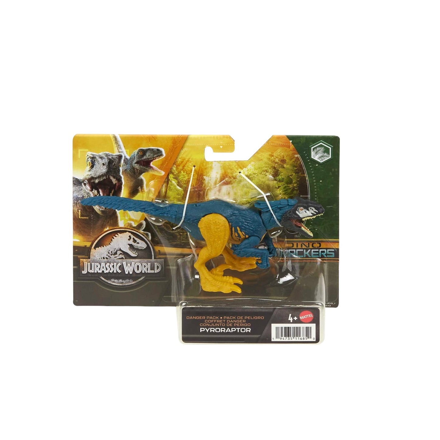 Mô Hình Khủng Long PYRORAPTOR 6 inch có khớp linh hoạt JURASSIC WORLD MATTEL HLN49