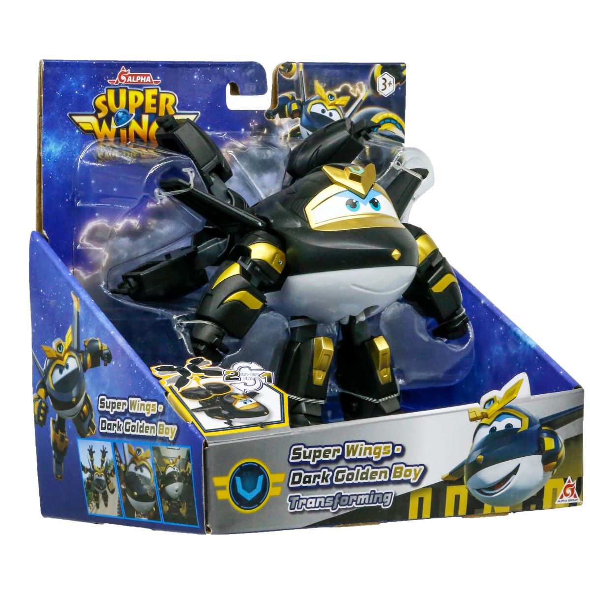 Đồ Chơi Robot Biến Hình Cỡ Lớn Golden AI Hắc Ám SUPERWINGS EU790231H