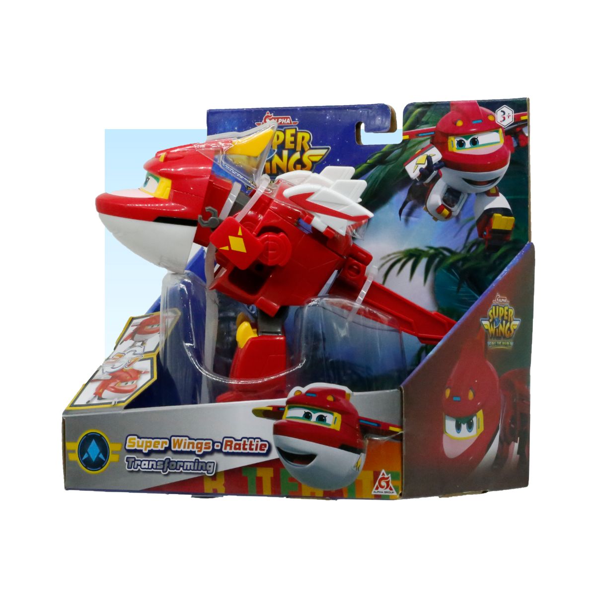 Đồ Chơi Robot Biến Hình Cỡ Lớn Rattie Thần Tốc SUPERWINGS EU790251