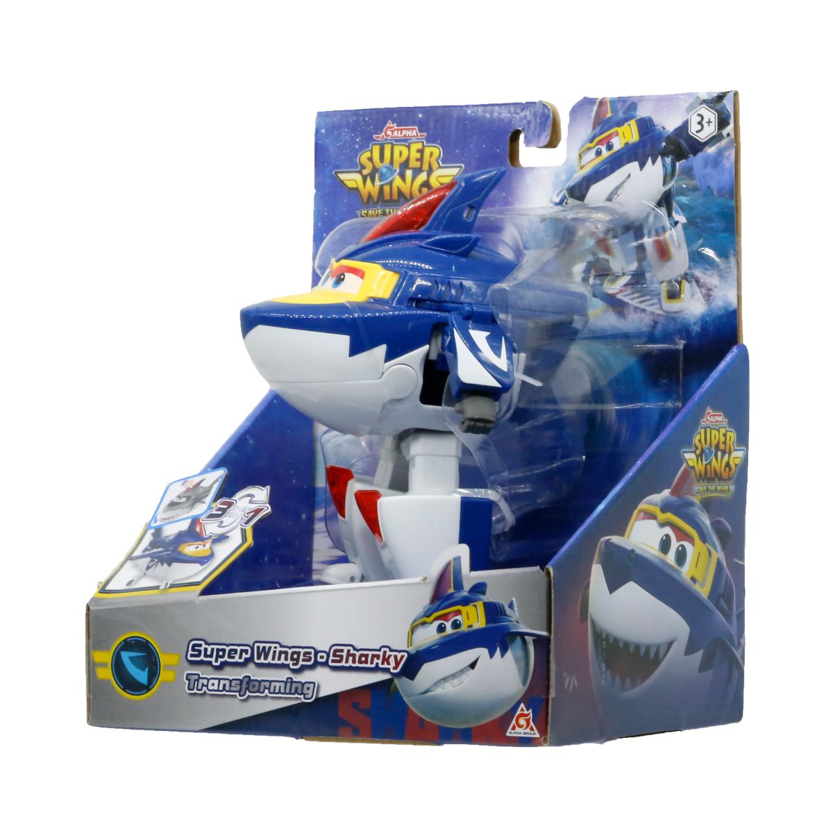 Đồ Chơi Robot Biến Hình Cỡ Lớn Sharkie Cá Mập SUPERWINGS EU790249