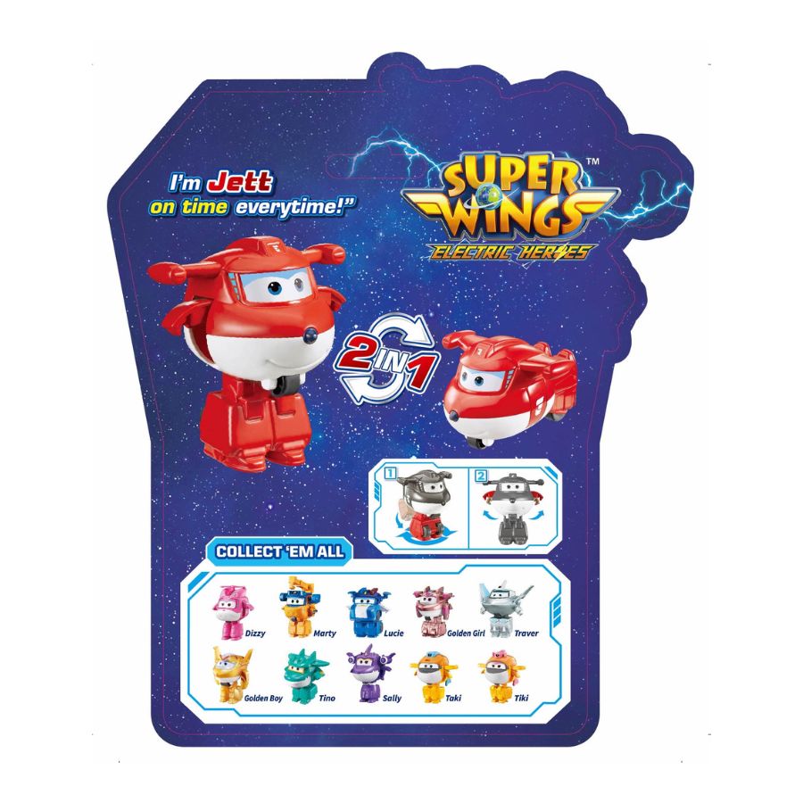 Robot Biến Hình Cỡ Nhỏ Jett Tia Chớp SUPERWINGS YW780010