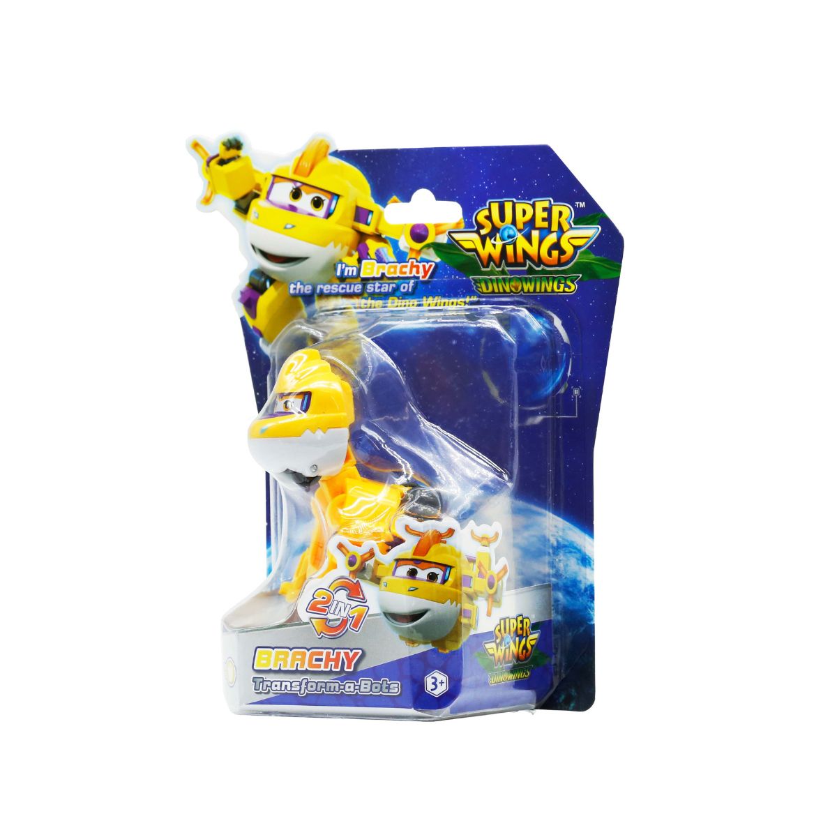 Đồ Chơi Robot Biến Hình Cỡ Nhỏ Khủng Long Brachy Cứu Hộ SUPERWINGS YW790043