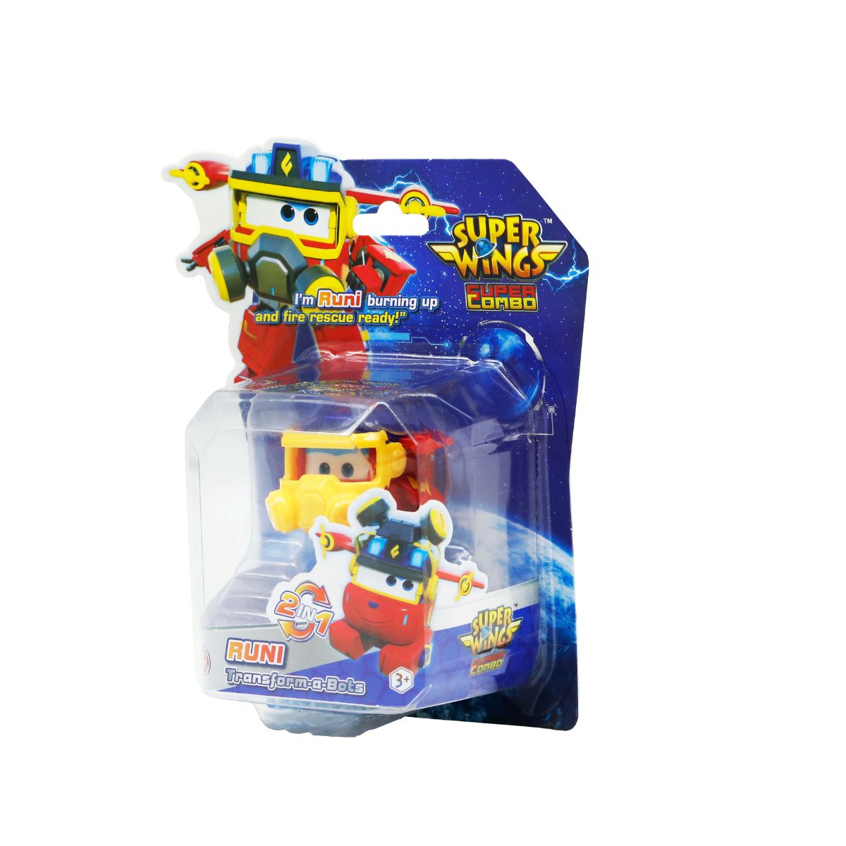 Đồ Chơi Robot Biến Hình Cỡ Nhỏ Runi Cứu Hỏa SUPERWINGS YW790045