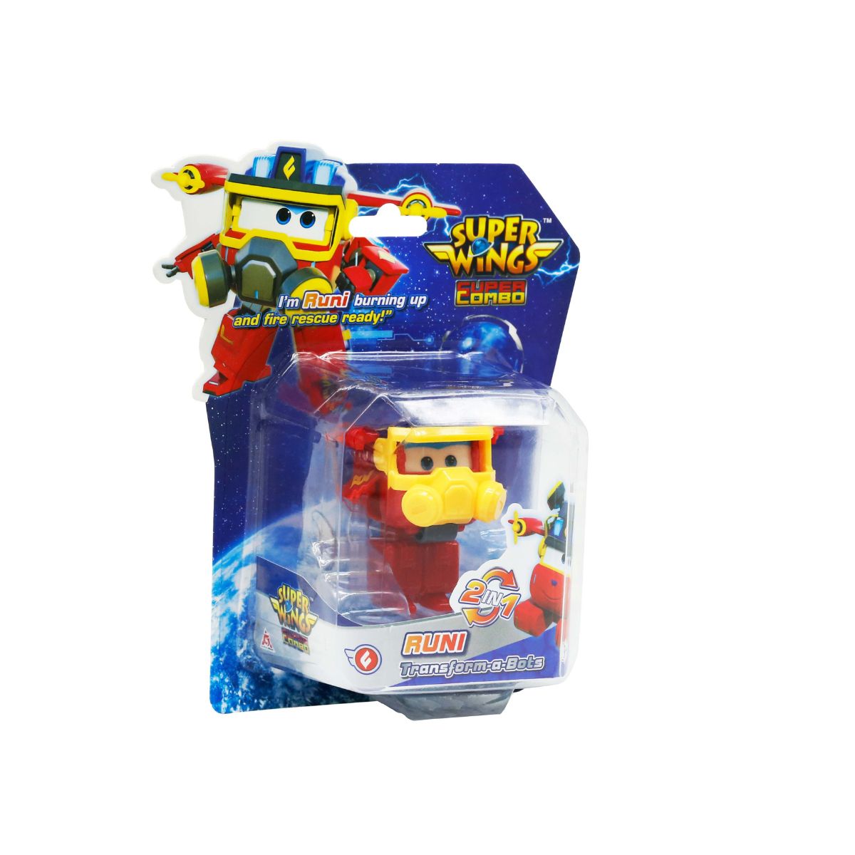 Đồ Chơi Robot Biến Hình Cỡ Nhỏ Runi Cứu Hỏa SUPERWINGS YW790045