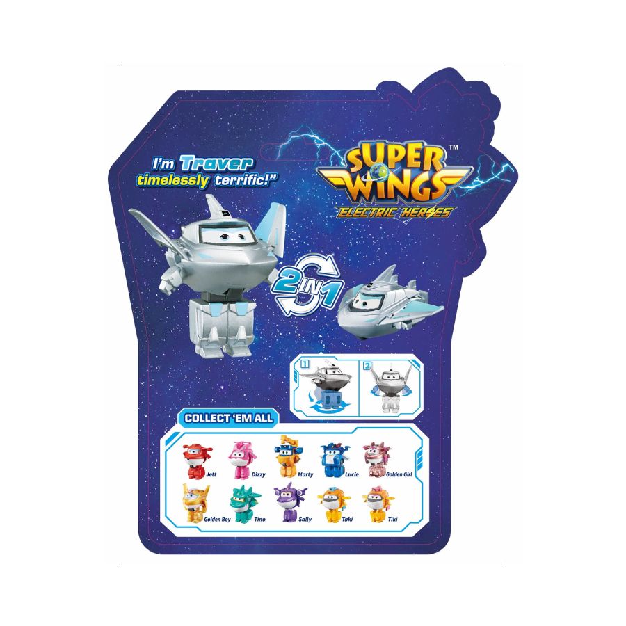 Robot Biến Hình Cỡ Nhỏ Traver Sôi Nổi SUPERWINGS YW780032
