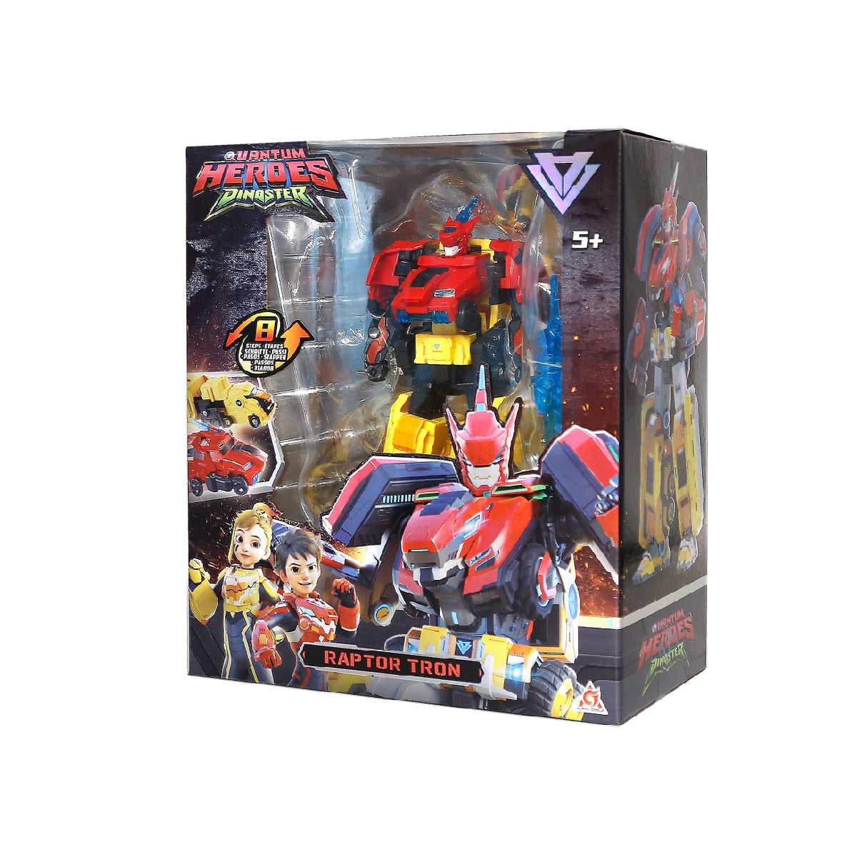 Robot Biến Hình Kết Hợp Raptor Tron Sức Mạnh DINOSTER EU580811