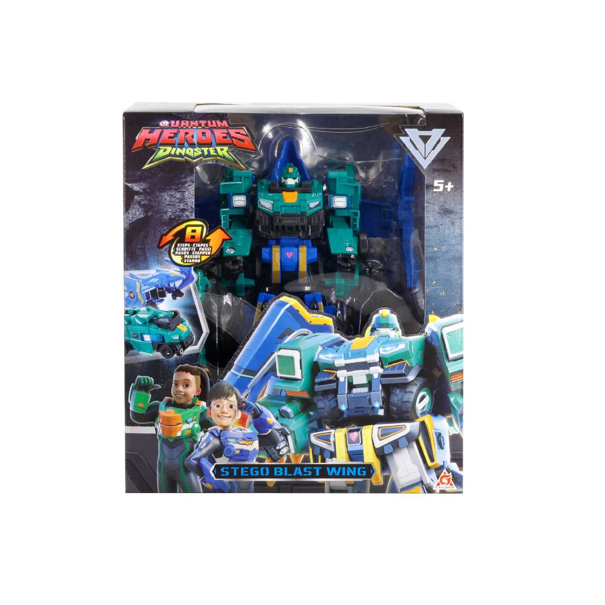 Robot Biến Hình Kết Hợp Stego Blast Wing Bầu Trời DINOSTER EU580812