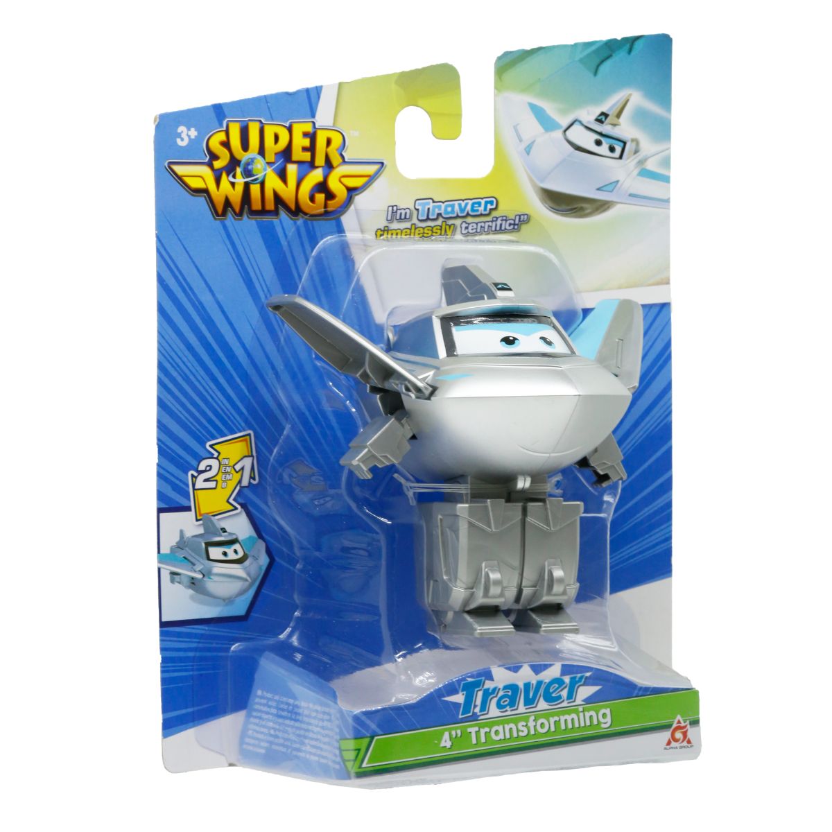 Đồ Chơi Robot Biến Hình Traver Sôi Nổi SUPERWINGS EU780627
