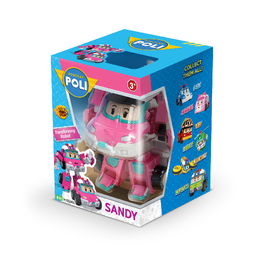 Robot biến hình xe cứu hộ Sandy ROBOCAR POLI MRT0657