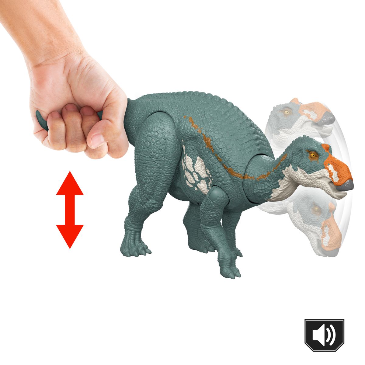 Đồ Chơi Mô Hình SaGa Khủng Long Maiasaura Có Âm Thanh JURASSIC WORLD MATTEL JGB87