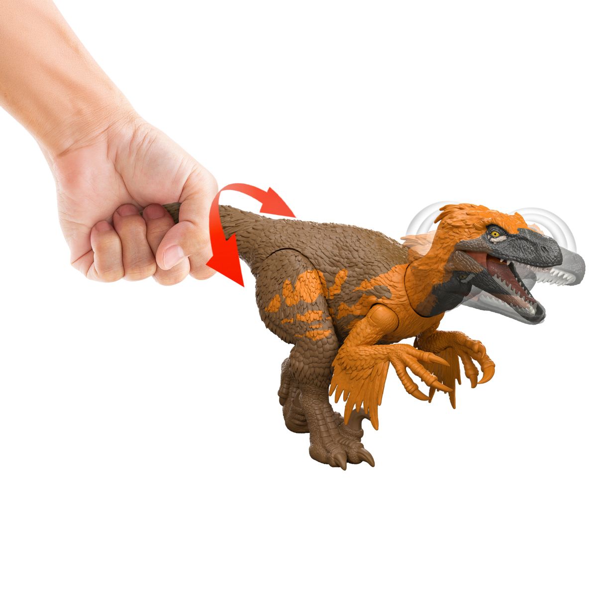 Đồ Chơi Mô Hình SaGa Khủng Long Utahraptor Có Âm Thanh JURASSIC WORLD MATTEL JGB87