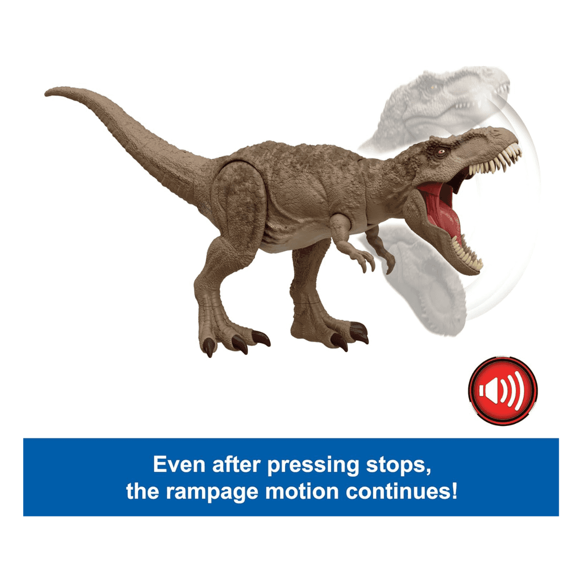 Mô Hình Siêu Khủng Long Bạo Chúa T-Rex Có Âm Thanh JURASSIC WORLD MATTEL HXF53