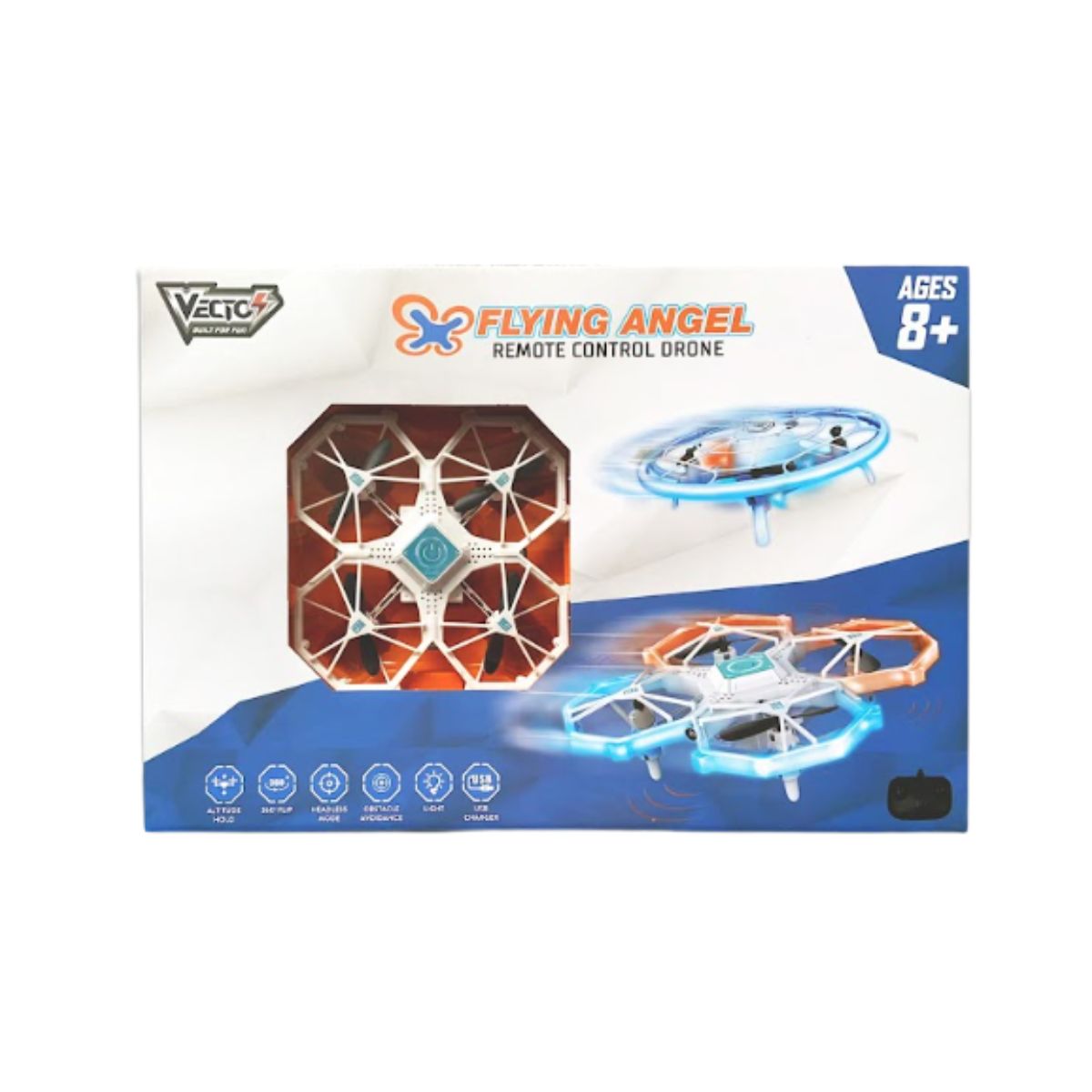 Đồ Chơi Siêu Phương Tiện Bay Flying Angel Điều Khiển Từ Xa (Vuông) VECTO VTY15