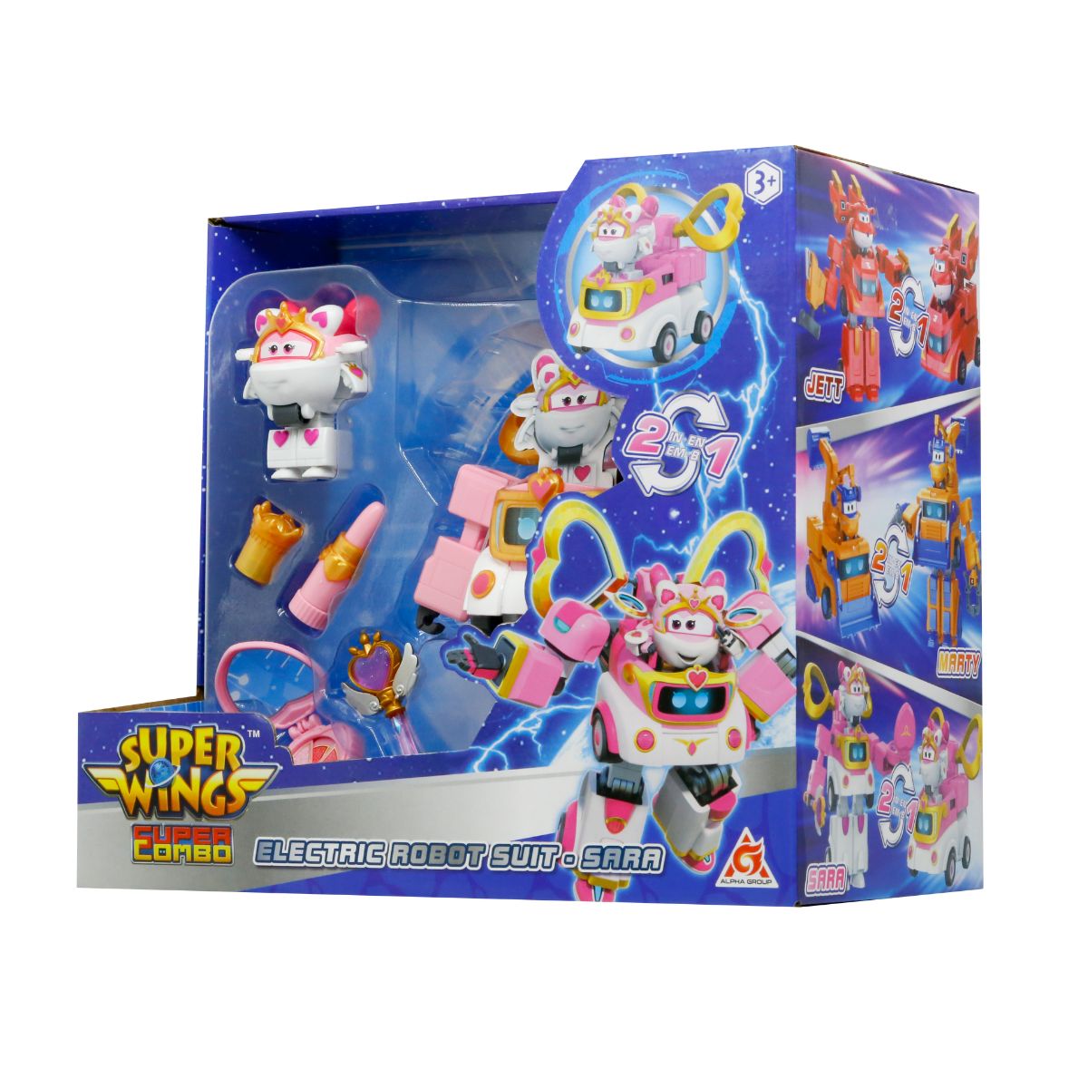 Đồ Chơi Siêu Robot Biến Hình Nâng Cấp - Sara Hoàng Gia SUPERWINGS EU790316