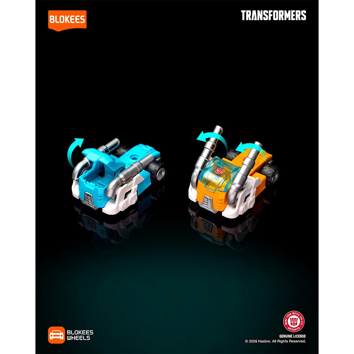 Đồ Chơi Siêu Xe Blokees Wheels Transformers Bộ Sưu Tập 02 BLOKEES 75679